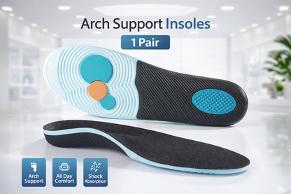 Arch Support Orthopedic Insoles for Men & Women – Shock-Absorbing Sports Shoe Inserts--FirstStep