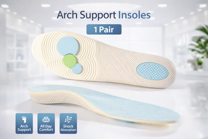 Arch Support Orthopedic Insoles for Men & Women – Shock-Absorbing Sports Shoe Inserts--FirstStep
