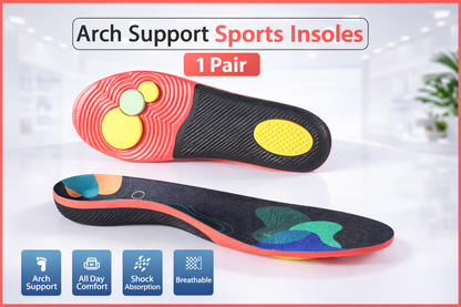 Arch Support Orthopedic Insoles for Men & Women – Shock-Absorbing Sports Shoe Inserts--FirstStep